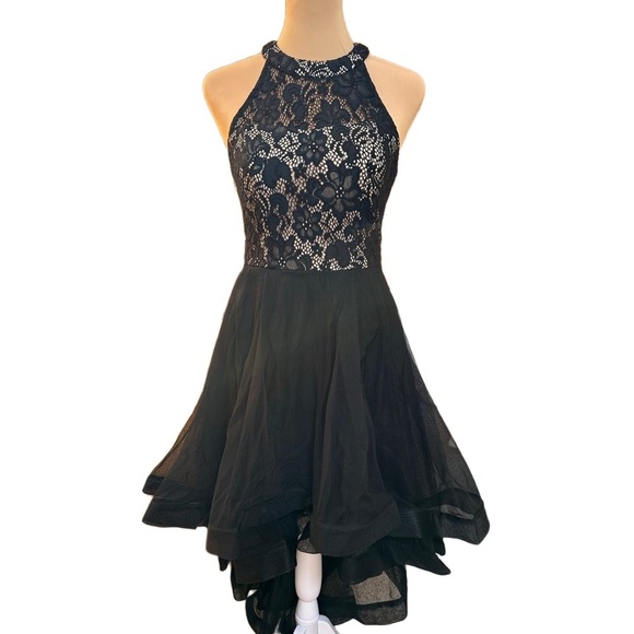 Speechless Black Whimsygoth Lace High Low Dress | Sheer Tulle Prom | Women’s S - Picture 14 of 14